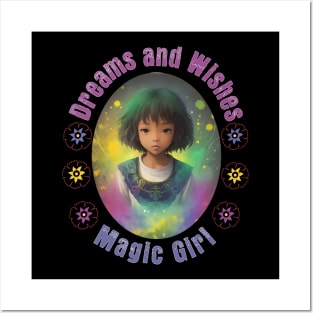 Magic Girl, Dreams and Wishes Posters and Art